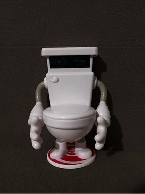 rare CAPTAIN UNDERPANTS Talking Toilet with Sounds Dreamworks Just Play Toy 2017